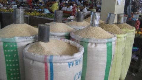 Hausse du prix du riz sur le marché local